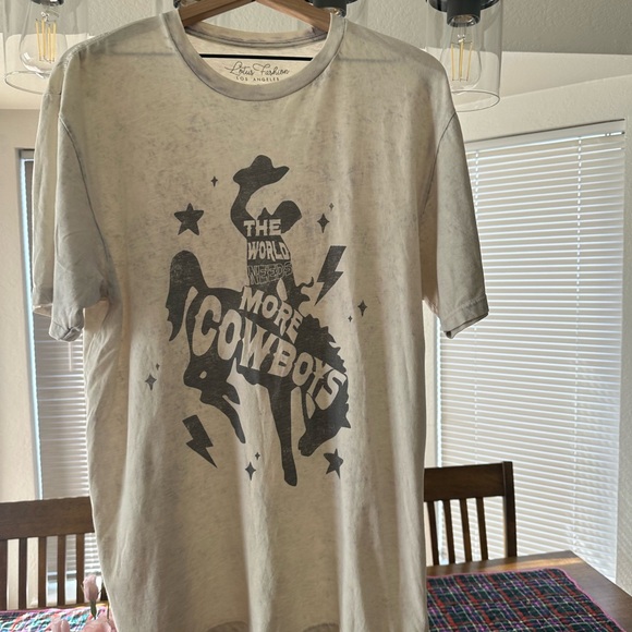 Tops - The World Needs More Cowboys tshirt